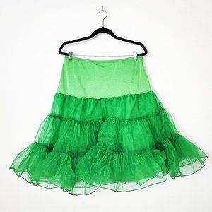 Green Petticoat Tulle Under Skirt